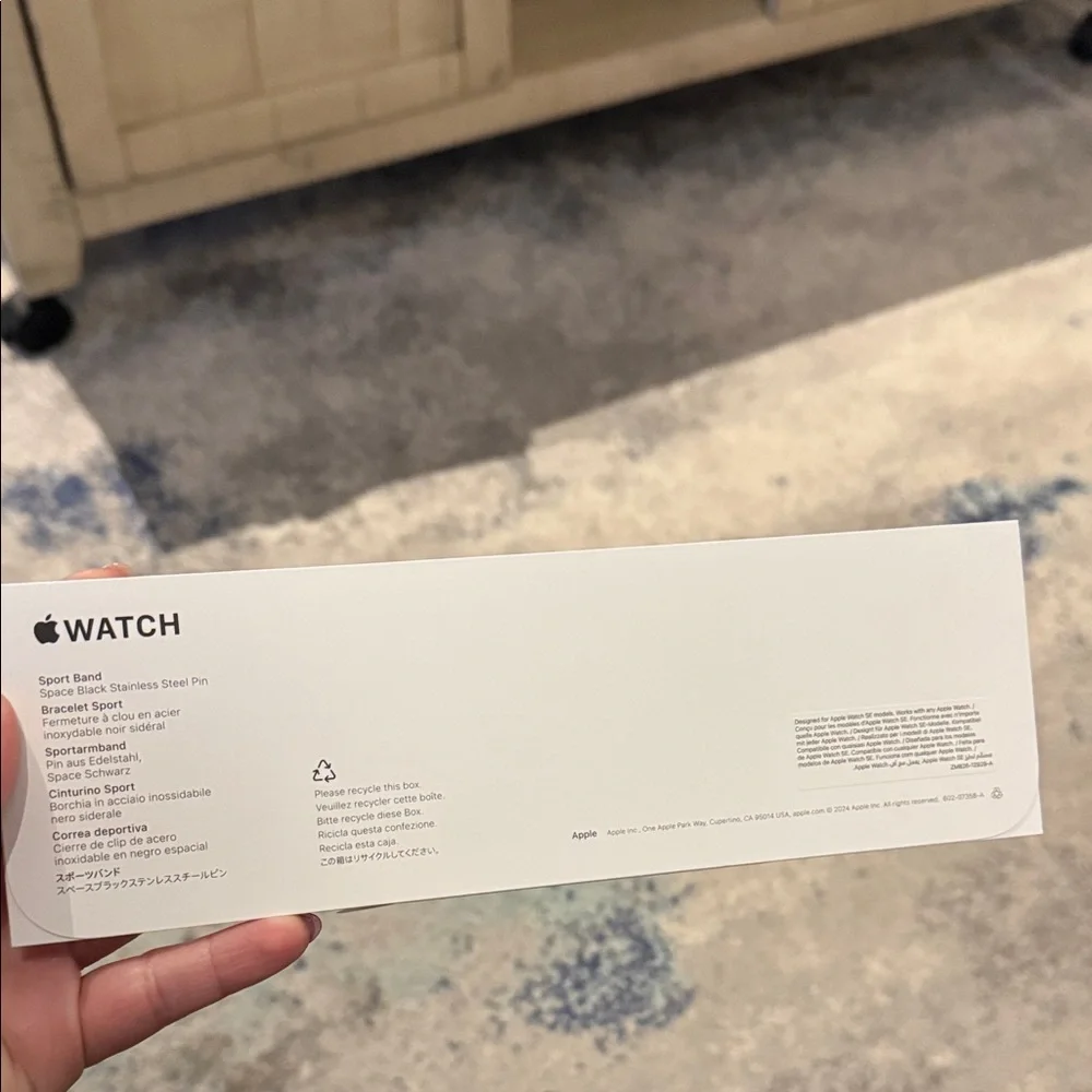 Apple Watch Sport Band in White